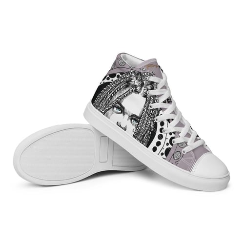 One Of One) Hight top canvas shoes)