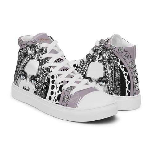 One Of One) Hight top canvas shoes)