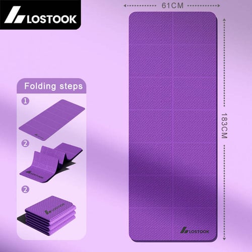 بساط قابل للطي من مادة TPE بسمك 4 مم وسهل التخزين...