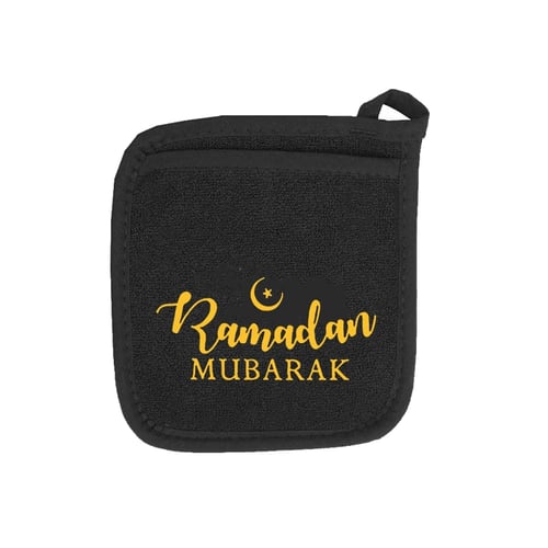 مئزر المطبخ مع حامل الوعاء