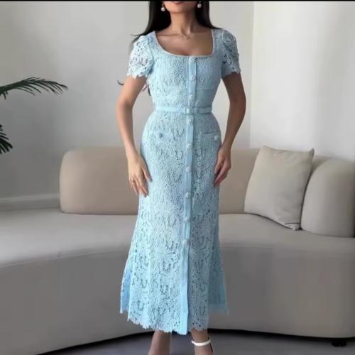A soft dress made of lace