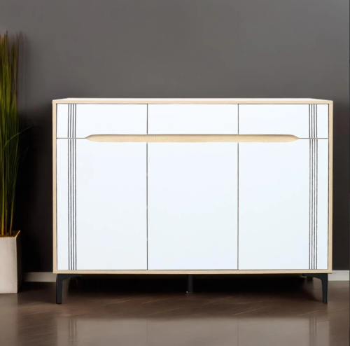 خزانة أحذية خشب ماليزي 3 أبواب