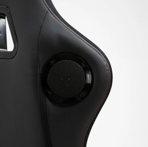 كرسي ألعاب بنقشة ماسية مع مكبر صوت وأضواء RGB