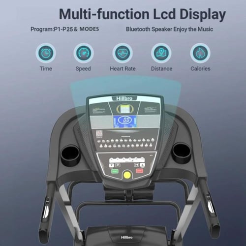 هيلبرو جهاز مشي قابل للطي 120 كغ محرك 3 حصان