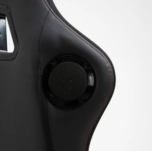 كرسي ألعاب بنقشة ماسية مع مكبر صوت وأضواء RGB