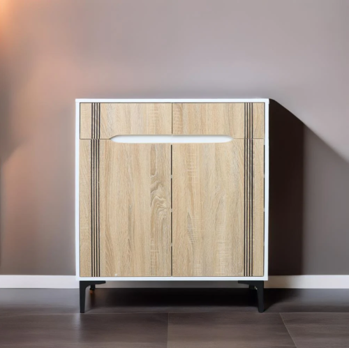 خزانة أحذية 2 باب خشب ماليزي