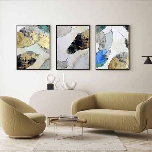 طقم مكون من 3 لوحات مقاس كل لوحه العرض 40 الطول 60...