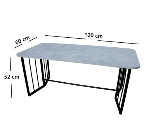طاولات قهوة طقم 5 قطع سطح خشب ماليزي