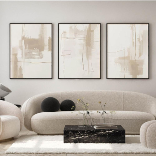 طقم مكون من 3 لوحات مقاس كل لوحه العرض 40 الطول 60...