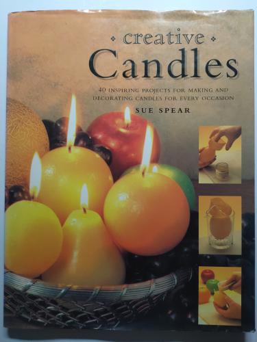 Creative Candles .hardcover 125 page . big size