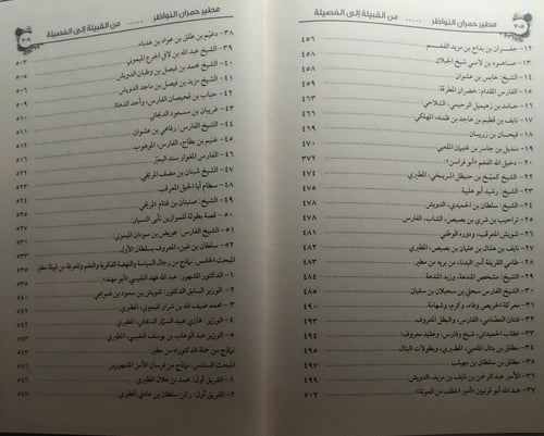 مطير حمران النواظر الأصل والفروع . تأليف : أ . عوا...