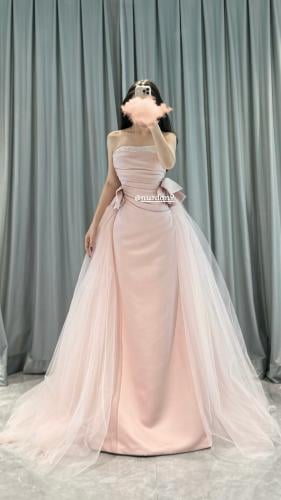 فستان بقماش فخم