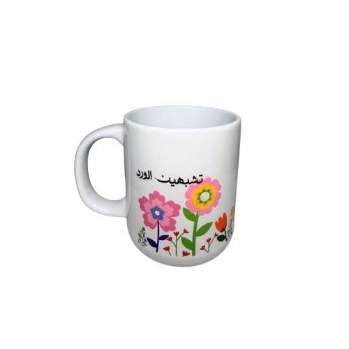 كوب سيراميك-تشبهين الورد