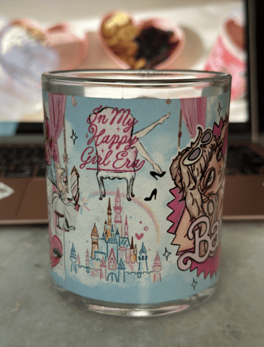 كوب زجاج- باربي