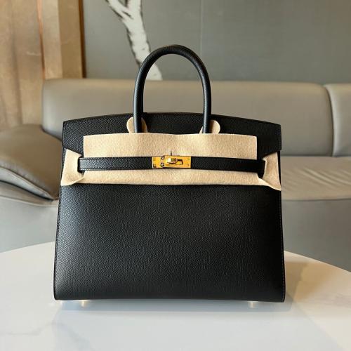 Birkin 25 sellier Epsom black GWH