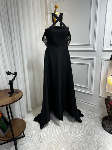 فستان تفته استرتش دبل كلوش