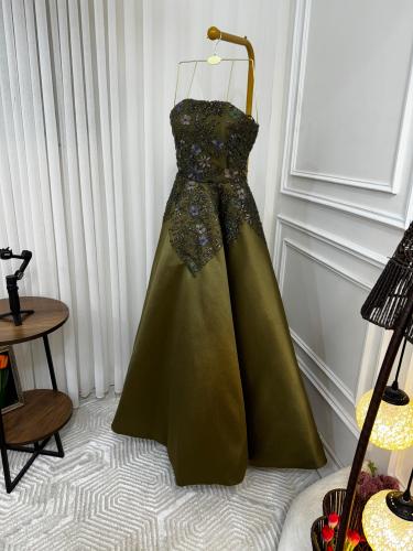 فستان تفته روسي دبل كلوش