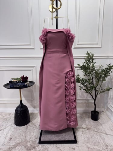 فستان زهر غامق باربي