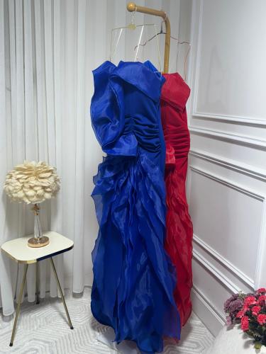 فستان لكرا على اورجنزا