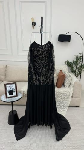 فستان شيفون جورجيت تطريز