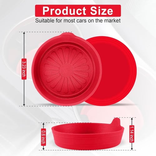 مجموعة حاملات أكواب للسيارة مانعة للانزلاق من سنجا...