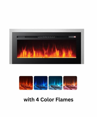 دفاية ديكور كهربائية بالريموت كنترول وتحكم بدرجة ا...