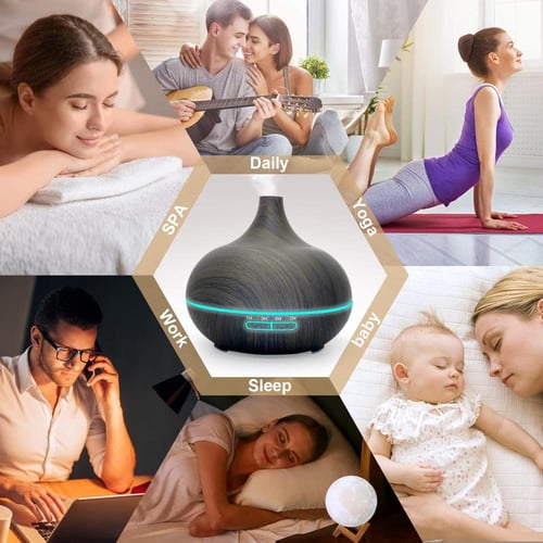 موزع زيوت عطرية من سكاي تاتش، موزع زيوت 550 مل مع...