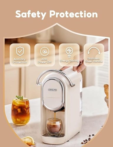 ماكينة تحضير القهوة الاوتوماتيكية بالكبسولات من كا...