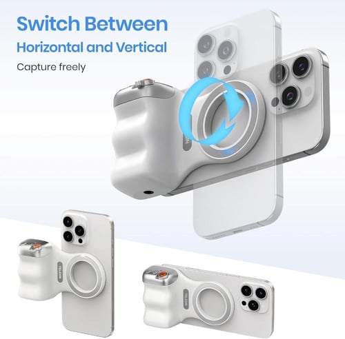 مقبض تصوير مغناطيسي مع حزام يد - قبضة مريحة وثبات...