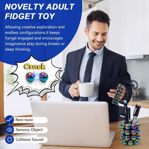 لعبة كرة التوتر المغناطيسية - استرخِ ، زيّن مكتبك...