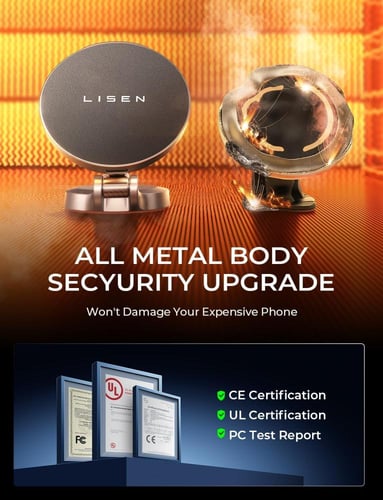 ليسين لشاحن حامل السيارة Magsafe، حامل هاتف السيار...