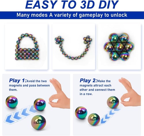 لعبة كرة التوتر المغناطيسية - استرخِ ، زيّن مكتبك...