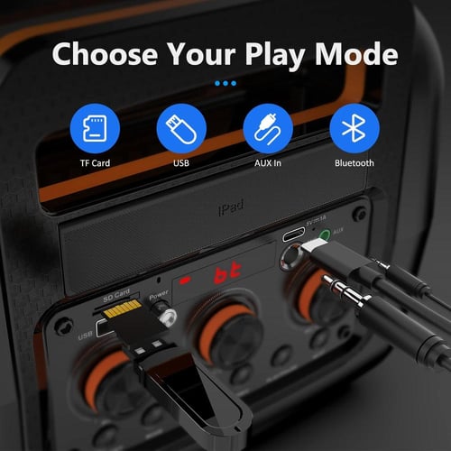 آلة كاريوكي للبالغين والأطفال من جي واي اكس، مكبر...