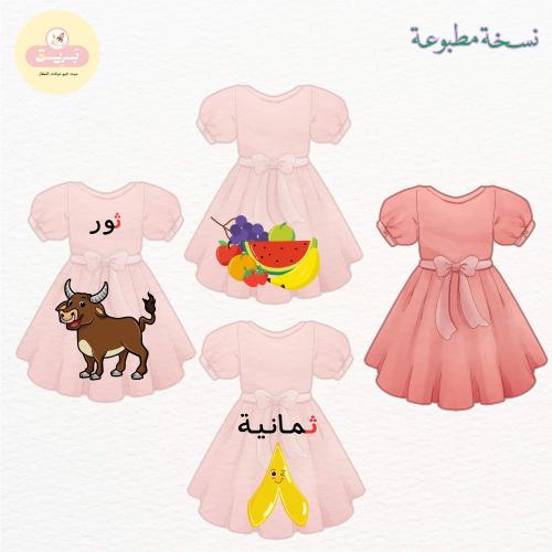 بطاقات مدلولات الحرف ث