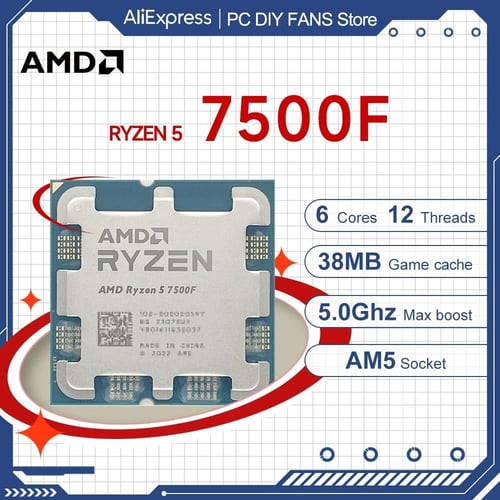 معالج AMD Ryzen 5 7500F جديد