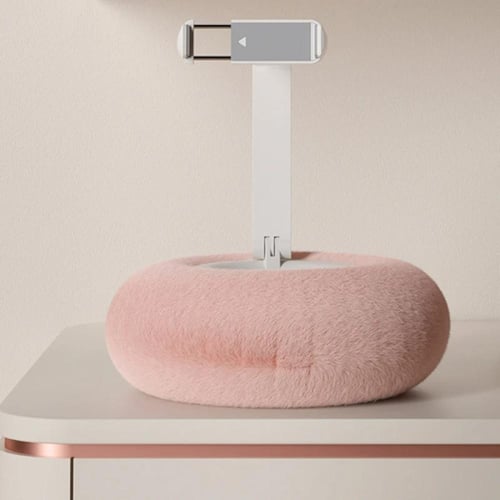 حامل جوال مع وعاء وجبات خفيفة