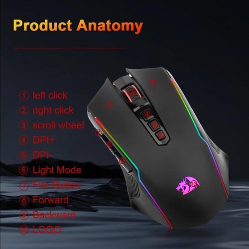 REDRAGON RANGER LITE M910-KS RGB USB 2.4G