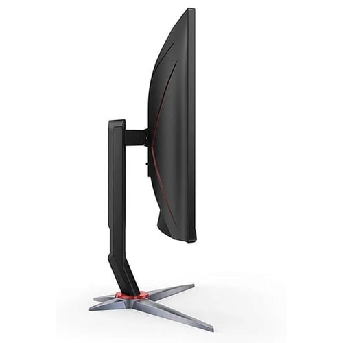 شاشة ألعاب الكمبيوتر المنحنية