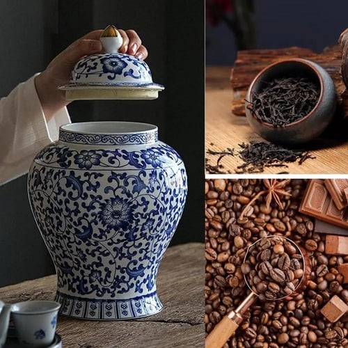 جرة شاي سيراميكية أنيقة