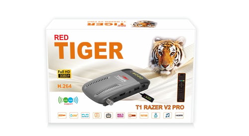 رسيفر تايجر الاصدار الثاني Tiger T1 RAZER V2 PRO