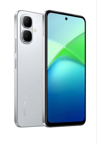جوال Infinix Smart 10 256GB 4+4 Ram فضي