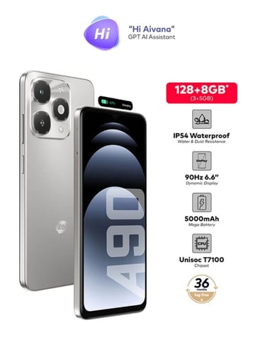 جوال itel A90 128GB 3+5GB ram