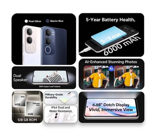 جوال Vivo Y19s Pro 128GB 6GB ram