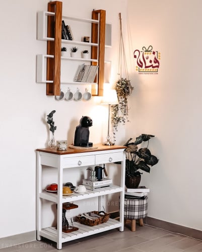 ركن قهوه ابيض