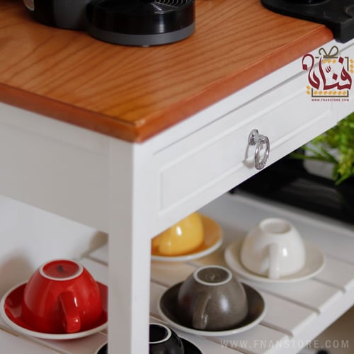 ركن قهوه ابيض