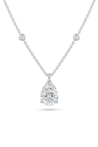 تعليقة الماس ذهب ابيض عيار18