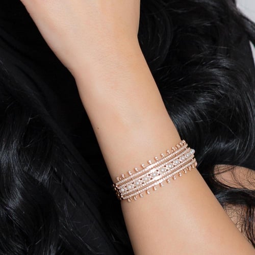 اساور ذهب أصفر والماس