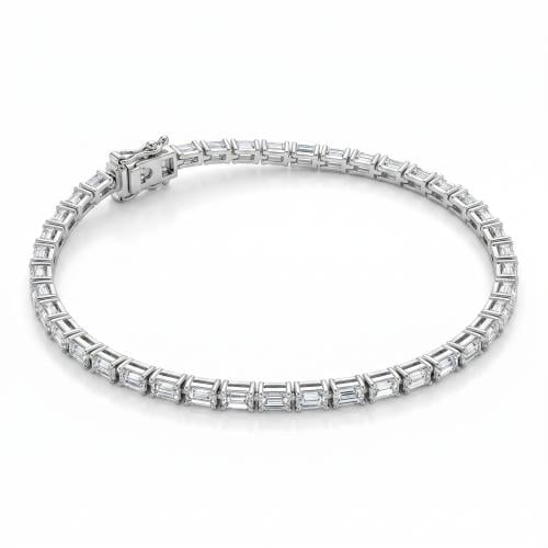 اسوارة الماس ذهب ابيض عيار 18