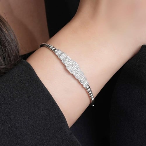 اساور ذهب ابيض والماس