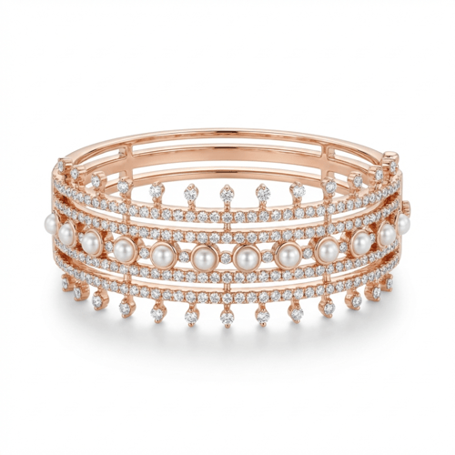 نصف طقم ذهب اصفر و الماس